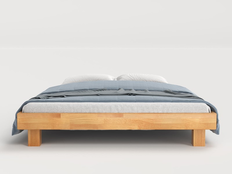 Pat din lemn de fag 140x200 Alicante