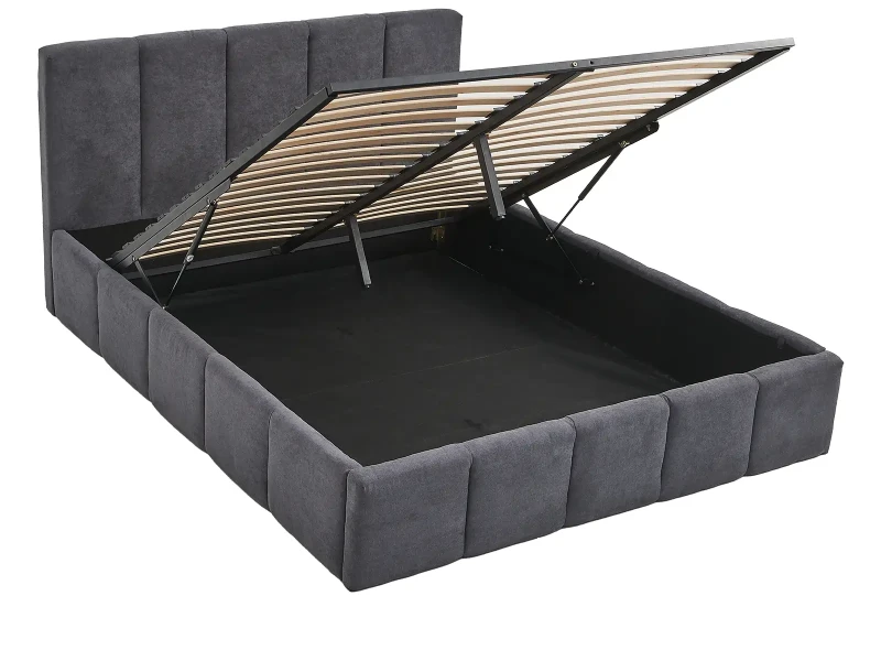 Pat tapitat cu spatiu de depozitare 160x200 PRO line 18 Soro 97