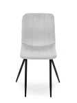 Scaun tapitat Pasos Velvet Gri Deschis