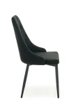 Scaun tapitat Paulo Velvet Negru