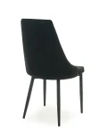 Scaun tapitat Paulo Velvet Negru