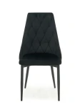 Scaun tapitat Paulo Velvet Negru