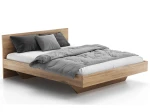 Pat de levitare 120x200 din placa de mobilier DM2 stejar craft
