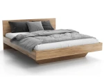 Pat de levitare 160x200 din placa de mobilier DM2 stejar craft