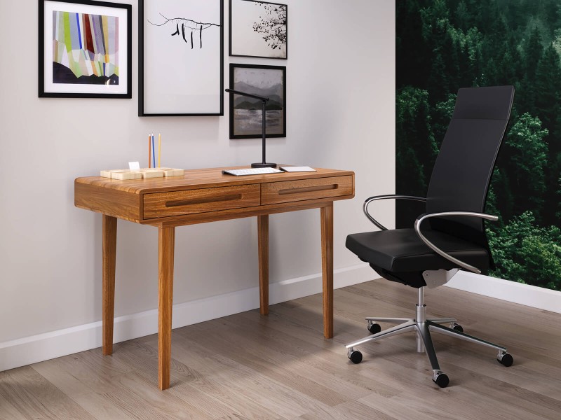 Birou din lemn de fag Beskid, Stejar rustic