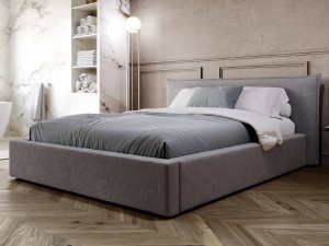 Pat tapitat cu spatiu de depozitare 140x200 PRO line 19 Soro 90