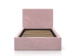 Pat pentru copii tapitat 90x200 cu cadru, roz Velvet Kids Line 4