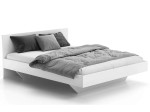 Pat de levitare 180x200 din placa de mobilier DM2 alba