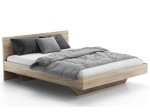 Pat de levitare 180x200 din placa de mobilier DM2 stejar sonoma