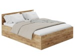 Pat 160x200 cu somieră DM1 stejar craft