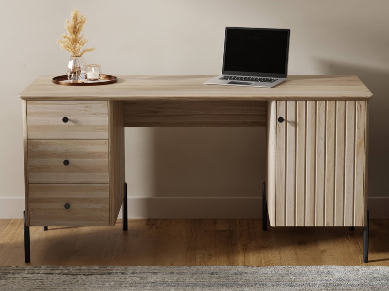 Birou din lemn de fag Lamelo, Fag natural