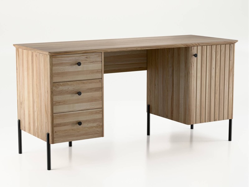 Birou din lemn de fag Lamelo, Fag natural