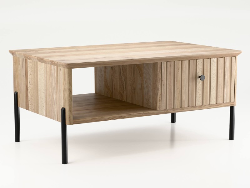 Masă de cafea dim lemn de fag Lamelo, Fag Natural