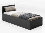 Pat 90x200 cu cadru de ridicare pe cadru metalic DM1, negru