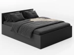 Pat 160x200 cu cadru de ridicare pe cadru metalic DM1, negru