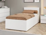 Pat 90x200 cu cadru de ridicare pe cadru metalic DM1, alb