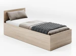 Pat 90x200 cu cadru de ridicare pe cadru metalic DM1, stejar sonoma