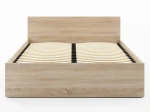 Pat 180x200 cu cadru de ridicare pe cadru metalic DM1, stejar sonoma