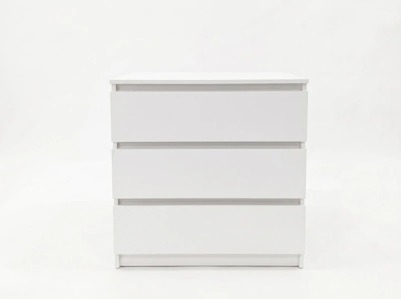 Comodă cu sertare 3S 70x77 cm Fabio alb