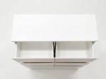 Comodă cu sertare 6S 120x77 cm Fabio alb