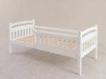 Pat supraetajat din lemn pentru 3 persoane 90x200 cu sertare P3S alb