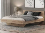 Pat de levitare 180x200 din placa de mobilier DM2 stejar artisan