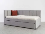Pat extensibil 90x200 cm pentru adolescenți, 2 locuri de dormit, cu somiere incluse Bluvel 03 Dan