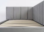 Pat extensibil 90x200 cm pentru adolescenți, 2 locuri de dormit, cu somiere incluse Bluvel 03 Dan