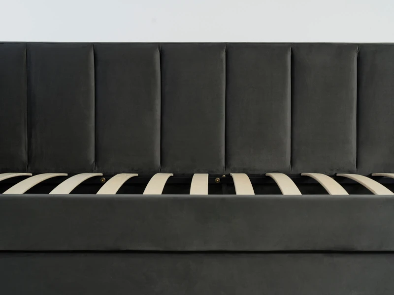 Pat extensibil 90x200 cm pentru adolescenți, 2 locuri de dormit, cu somiere incluse Bluvel 18 Dan