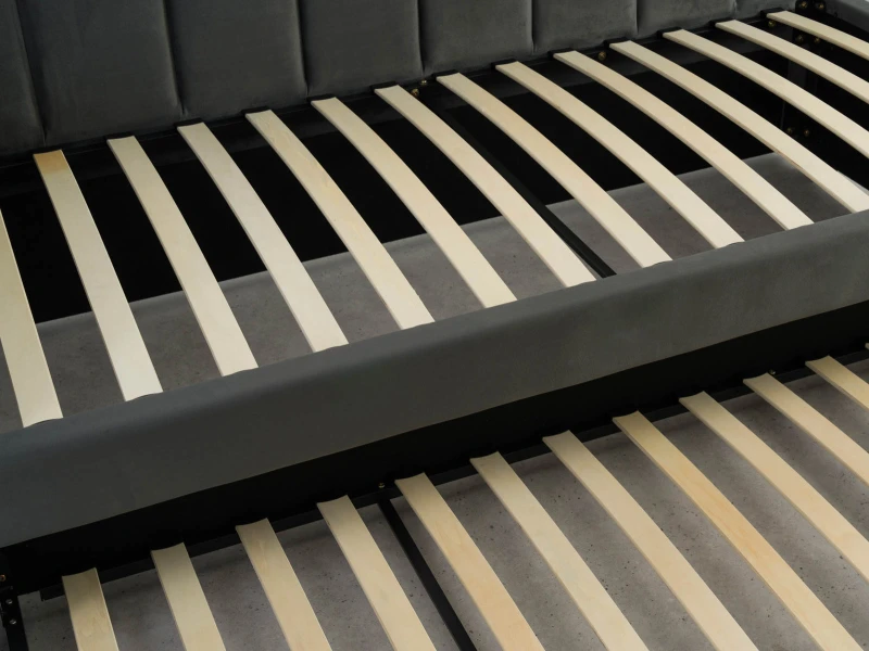 Pat extensibil 90x200 cm pentru adolescenți, 2 locuri de dormit, cu somiere incluse Bluvel 18 Dan