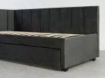 Pat extensibil 90x200 cm pentru adolescenți, 2 locuri de dormit, cu somiere incluse Bluvel 18 Dan