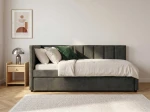 Pat extensibil 90x200 cm pentru adolescenți, 2 locuri de dormit, cu somiere incluse Bluvel 18 Dan