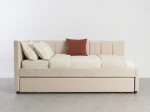 Pat extensibil 90x200 cm pentru adolescenți, 2 locuri de dormit, cu somiere incluse Bluvel 22 Dan