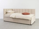 Pat extensibil 90x200 cm pentru adolescenți, 2 locuri de dormit, cu somiere incluse Bluvel 22 Dan