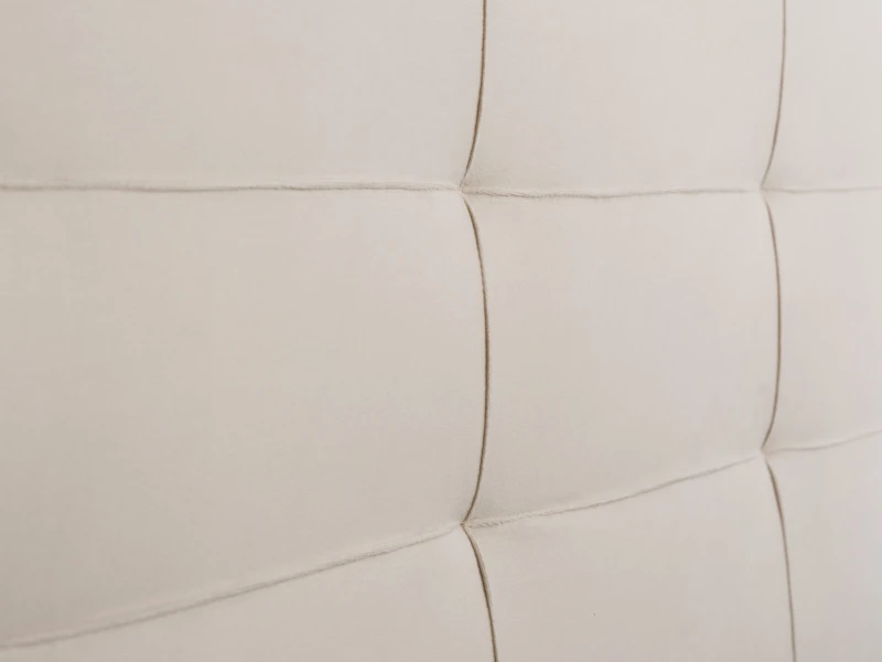 Pat tapițat 120x200 cu ladă de depozitare Tilo Velvet Bej