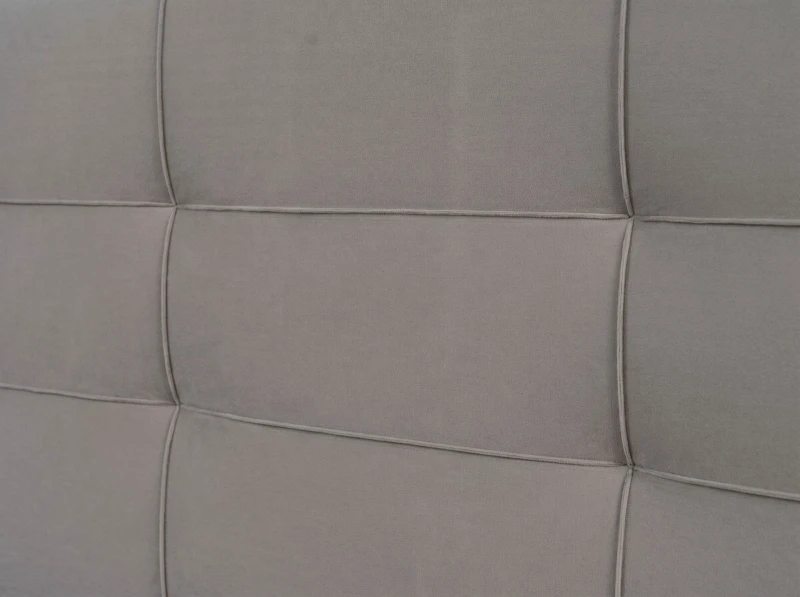 Pat tapițat 140x200 cu ladă de depozitare Tilo Velvet Gri