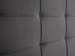 Pat tapițat 120x200 cu ladă de depozitare Tilo Velvet Grafit