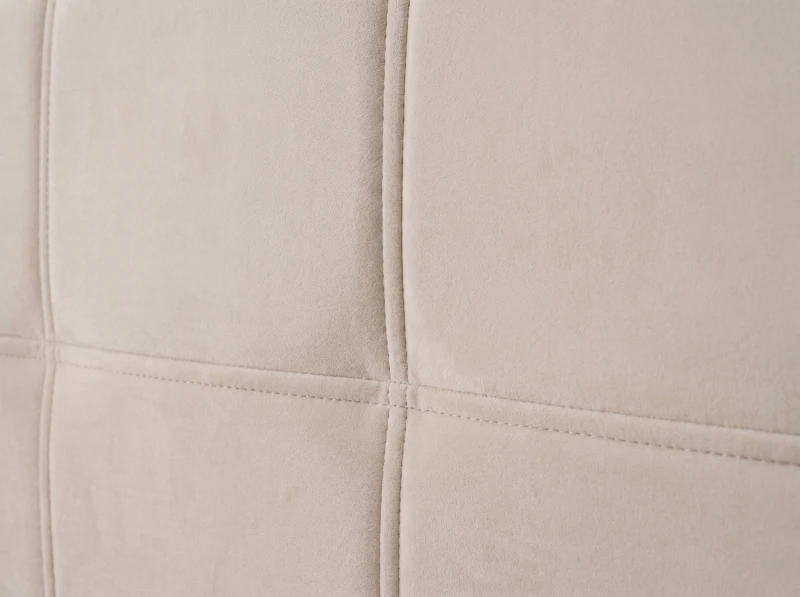 Pat tapițat 120x200 cu ladă de depozitare Rema Velvet Bej