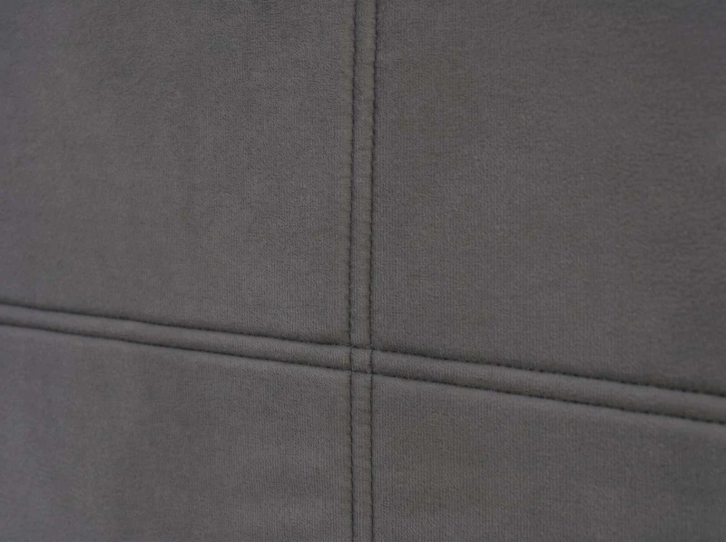 Pat tapițat 120x200 cu ladă de depozitare Rema Velvet Grafit