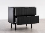  Noptieră 2S 60x39 cm Riff negru