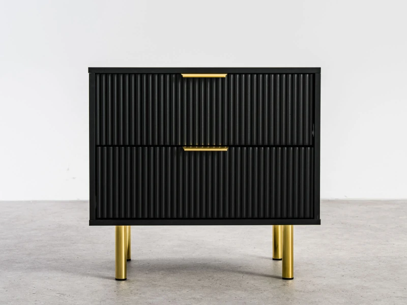  Noptieră 2S 60x39 cm Riff negru