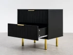  Noptieră 2S 60x39 cm Riff negru
