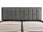 Pat Tapitat cu spatiu de depozitare 120x200 TOP Line 9 Bluvel 18 Grafit