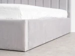 Pat Tapitat cu spatiu de depozitare 180x200 TOP Line 9 Bluvel 03 Gri