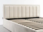 Pat Tapitat cu spatiu de depozitare 160x200 TOP Line 9 Bluvel 22 Bej