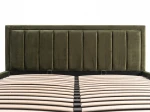 Pat Tapitat cu spatiu de depozitare 140x200 TOP Line 9 Bluvel 77 Masliniu