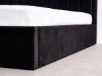 Pat Tapitat cu spatiu de depozitare 160x200 TOP Line 9 Bluvel 19 Negru