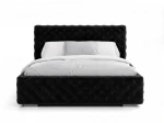 Pat tapitat cu spatiu de depozitare 160x200 PRO line 15 Negru Bluvel 19