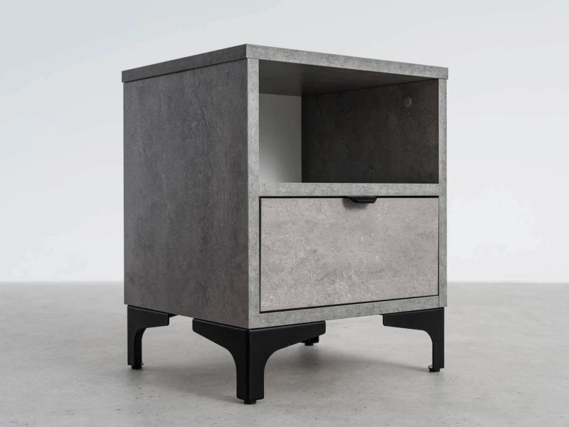 Noptieră 38x47 cm Nobio beton