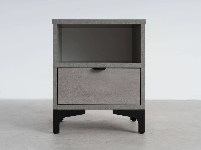 Noptieră 38x47 cm Nobio beton